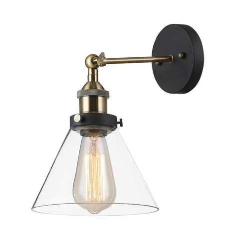 ITALUX INDUSTRIALNY KINKIET LOFT GETAN MBM-2564/1 BLACK
