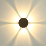 ITALUX NOWOCZESNY KINKIET ELEWACYJNY ZEWNĘTRZNY LED IP54 MACBA OWL-6031-6-3K BLACK