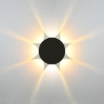 ITALUX NOWOCZESNY KINKIET ELEWACYJNY ZEWNĘTRZNY LED IP54 MACBA OWL-6031-8-4K BLACK