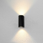 ITALUX KINKIET ZEWNĘTRZNY ELEWACYJNY IP54 GENTA OWL-2197-2R BLACK