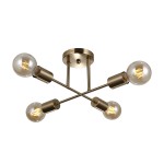 ITALUX LAMPA SUFITOWA ŻYRANDOL FORMIO PND-4052-4-HBR GOLD