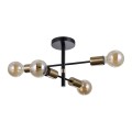 lampa sufitowa industrialna loft piansi italux złota czarna salonu biura gabinetu hotelu  kuchni.jpg