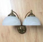 STYLOWY KINKIET KLASYCZNY MOSIĄDZ PATYNA K2B POLBŁYSK