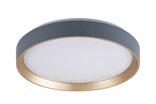 RABALUX NOWOCZESNY PLAFON SUFITOWY LED 25W LIATRIS 71121 GREY/GOLD