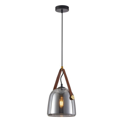ITALUX INDUSTRIALNA LAMPA WISZĄCA LOFT SOLTA PND-24342-1-BK-SG BLACK/SMOKE