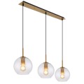 industrialna lampa zwis 3 kule złota adara globo salonu sypialni apartamentu biura.jpg