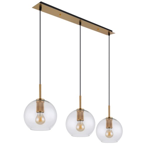 GLOBO INDUSTRIALNA LAMPA WISZĄCA LOFT ADARA 15462H2 GOLD