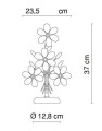 lampka nocna stołowa kwiatki flower purple globo salonu sypialni.jpg