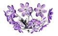 lampa sufitowa flower kwiatki kwiaty purple fiolet salonu sypialni pokoju.jpg