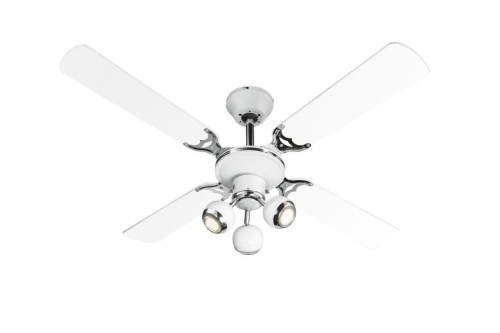 GLOBO LAMPOWENTYLATOR SUFITOWY 03351 LED WHITE BUCHE/WHITE