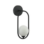 ITALUX NOWOCZESNY KINKIET ZWISOWY LUPUS WL-3965-1-BL BLACK