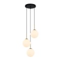 lampa żyrandol zwis 3 lampy na plafonie salonu pokoju sypialni apartamentu loftu biura.jpg