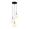 lampa zwis żyrandol kule na plafonie deore italux czarny salonu sypialni kuchni.jpg