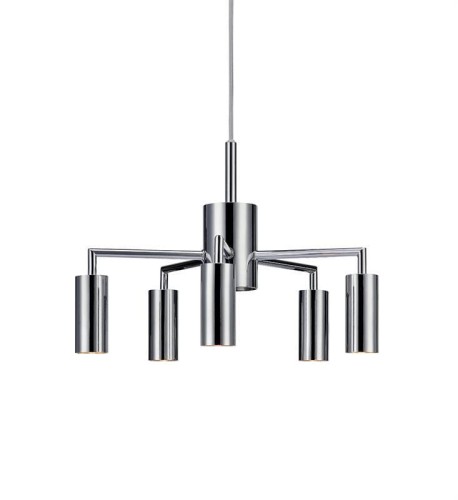 MARKSLOJD NOWOCZESNY ŻYRANDOL INDUSTRIALNY ZE ŚCIEMNIACZEM TROPHY 107034 CHROM