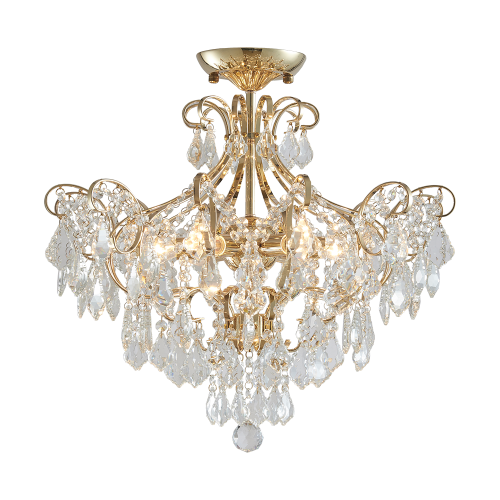 LUXERA PLAFONIERA KRYSZTAŁOWA MARIA TERESA GRANADA 62439 GOLD