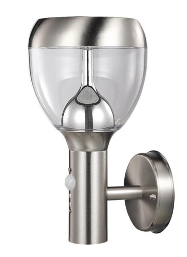 RABALUX KINKIET ELEWACYJNY LED 8438 DRESDEN SENSOR IP44 INOX /ostatnia sztuka/.