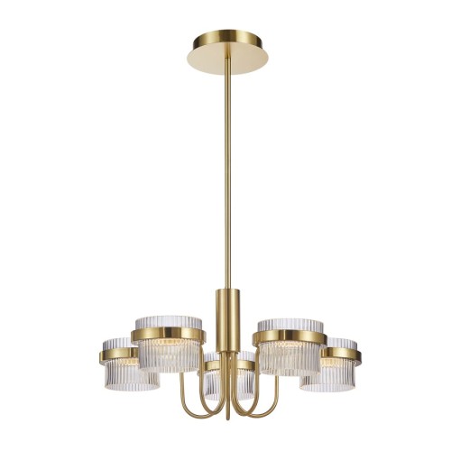 lampa żyrandol tiara italux złoty salonu apartamentu biura jadalni nad stół.jpg