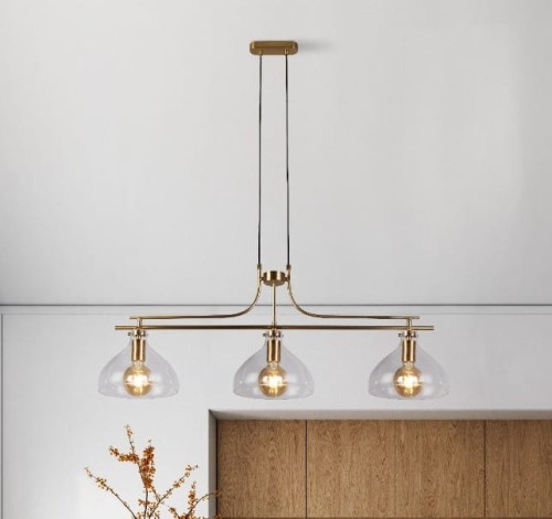 S-LIGHT LOFTOWA LAMPA WISZĄCA BAR PENDANT 31-031-3 BRASS