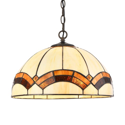 lampa witrażowa żyrandol tiffany salonu sypialni klubu kawiarni gabinetu luxera.jpg