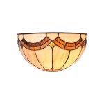 LUXERA STYLOWY KINKIET WITRAŻOWY TIFFANY No.231 MULTICOLOR