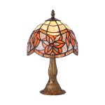 LUXERA STOŁOWA LAMPA WITRAŻOWA GABINETOWA TIFFANY No.233 MULTICOLOR