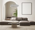 lampa żyrandol led faris italux salonu apartamentu biura sali hotelu czarno złoty.jpg