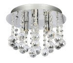 MARKSLOJD PLAFON Z KRYSZTAŁKAMI 105360 ARIES 3L CHROM