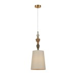 ITALUX STYLOWA LAMPA WISZĄCA ABAŻUR MOREN PND-84678C-AB
