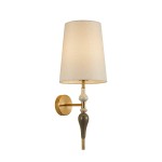 ITALUX STYLOWY KINKIET ABAŻUROWY MOREN WL-84678-AB