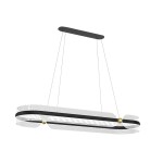 ITALUX NOWOCZESNA LAMPA ŻYRANDOL SOPLA PND-63728-56W-3K-BK-GD BLACK