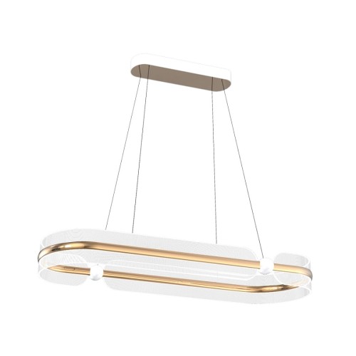 ITALUX NOWOCZESNA LAMPA ŻYRANDOL SOPLA PND-63728-56W-3K-GD GOLD