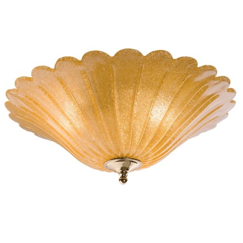 AMPLEX STYLOWA PLAFONIERA SUFITOWA BACELO 54 GOLD + MOSIĄDZ POŁYSK