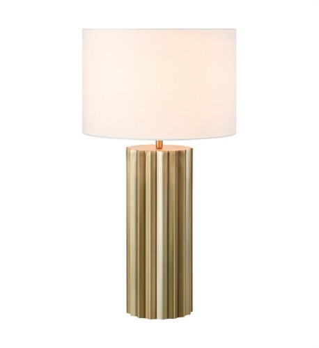 MARKSLOJD LAMPA NOCNA STOŁOWA Z ABAŻUREM HASHIRA 108669 PATYNA