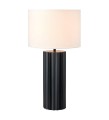 lampa nocna z abazurem hashira markslojd sypialni salonu pokoju czarna.jpg