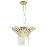 S-LIGHT DESIGNERSKI ŻYRANDOL KRYSZTAŁOWY 68-51-1SB GOLD