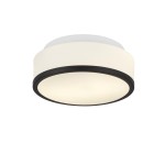 S-LIGHT PLAFON ŁAZIENKOWY SUFITOWY IP44 70-39-23BK OPAL/BLACK