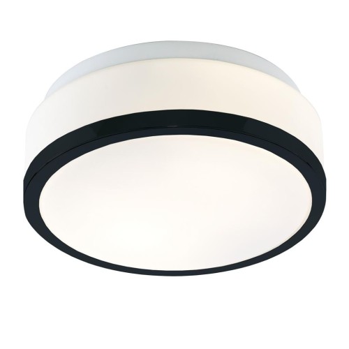 S-LIGHT PLAFON ŁAZIENKOWY SUFITOWY IP44 70-39-28BK OPAL/BLACK