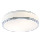 S-LIGHT PLAFON ŁAZIENKOWY SUFITOWY IP44 70-39-28CC OPAL/CHROM
