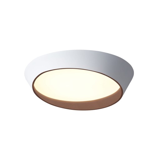 ITALUX NOWOCZESNA LAMPA SUFITOWA PLAFON LED LUCANO PLF-83748-35W-3K WHITE/PINK GOLD
