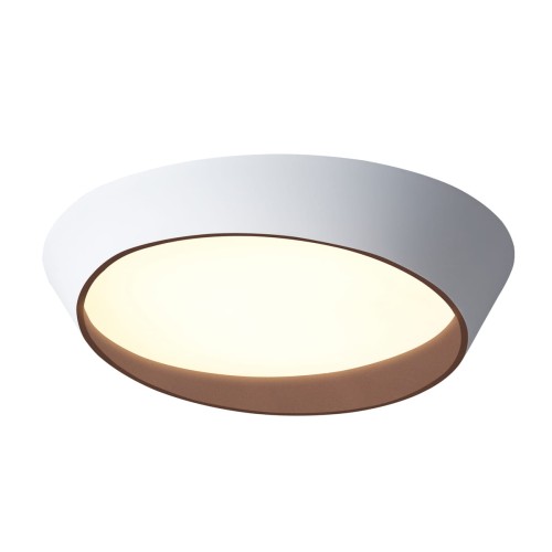 ITALUX NOWOCZESNA LAMPA SUFITOWA PLAFON LED LUCANO PLF-83748-65W-3K WHITE/PINK GOLD