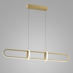 ITALUX NOWOCZESNA LAMPA ŻYRANDOL LED CERRILA PND-29772750-1A-GD GOLD