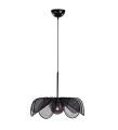 lampa wisząca żyrandol czarny abażur salonu sypialni apartamentu styrka markslojd.jpg