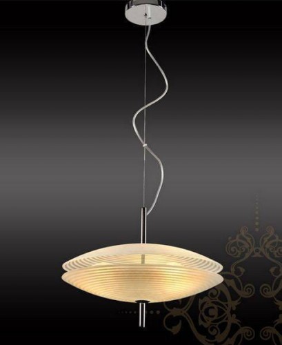 SINUS NOWOCZESNA LAMPA WISZĄCA ZWIS SATURN CHROM/WHITE