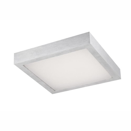 GLOBO NOWOCZESNY PLAFON LED SQUARE TAMINA 41662 ALU