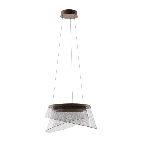 ITALUX NOWOCZESNA LAMPA ŻYRANDOL FOREN PND-59178-47W-3K BROWN