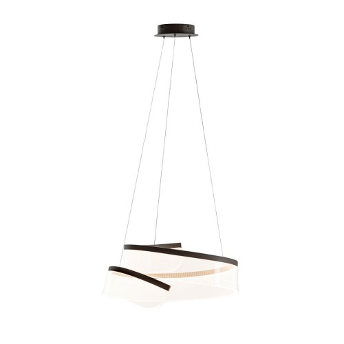 ITALUX NOWOCZESNA LAMPA ŻYRANDOL RUSTIN 58728-45W-3K COFFEE