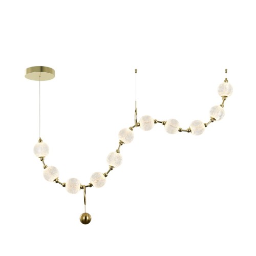 ITALUX NOWOCZESNA LAMPA SUFITOWA MORANO PND-93829-44W-3K-GD GOLD