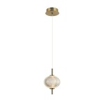 ITALUX NOWOCZESNA LAMPA WISZĄCA ZWIS LAZIE PND-29038-1-GD GOLD