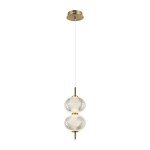 ITALUX NOWOCZESNA LAMPA WISZĄCA ZWIS LAZIE PND-29038-2-GD GOLD