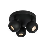 ITALUX LAMPA SUFITOWA SPOT PLAFON REFLEKTOROWY LAFIN SPL-45379-3R-BK BLACK